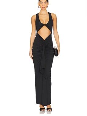 chinese dress ladies Harlie Heart Cut Out Maxi Dress-ALLW012 – Amylynn USA main image 0